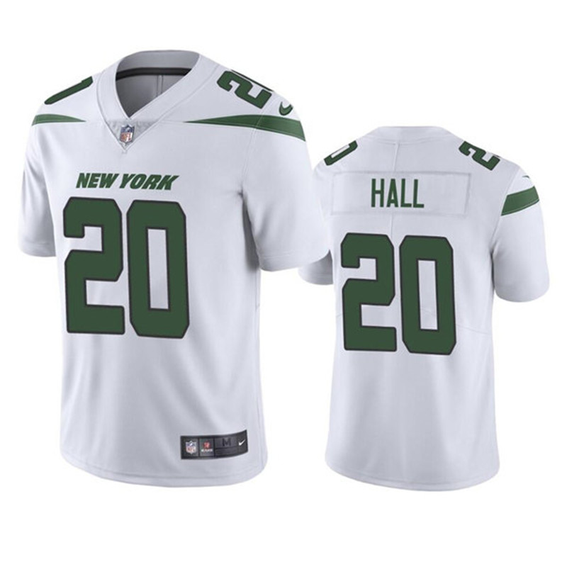 Nike Jets 20 Breece Hall White Vapor Untouchable Limited Jersey