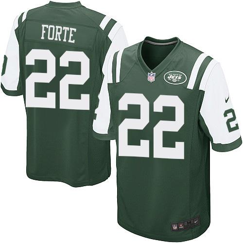  Jets 22 Matt Forte Green Team Color Youth Stitched NFL Elite Jersey
