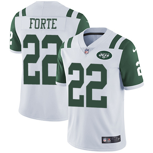 Jets 22 Matt Forte White Vapor Untouchable Player Limited Jersey