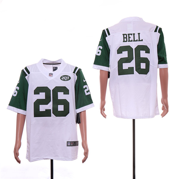 Nike Jets 26 Le'Veon Bell White Vapor Untouchable Limited Jersey