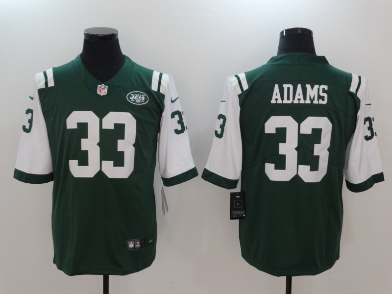  Jets 33 Jamal Adams Green Vapor Untouchable Player Limited Jersey