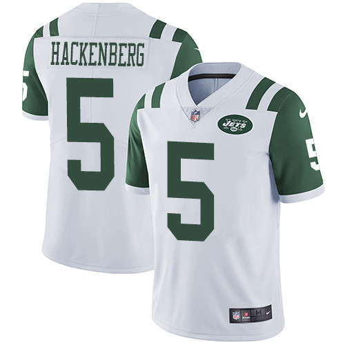  Jets 5 Christian Hackenberg White Vapor Untouchable Player Limited Jersey