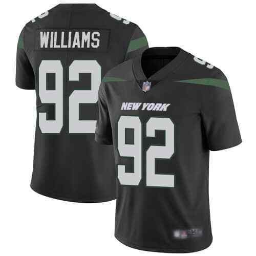 Nike Jets 92 Quinnen Williams Black 2019 NFL Draft First Round Pick Vapor Untouchable Limited Jersey