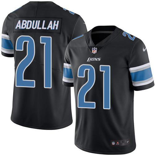  Lions 21 Abdullah Ameer Black Vapor Untouchable Player Limited Jersey