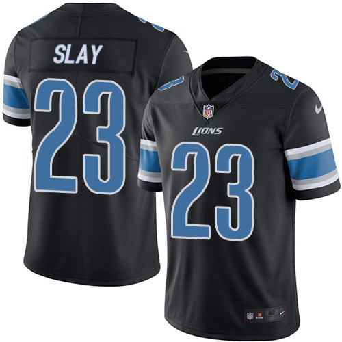  Lions 23 Slay Darius Black Vapor Untouchable Player Limited Jersey