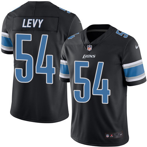  Lions 54 Longa Steve Black Vapor Untouchable Player Limited Jersey