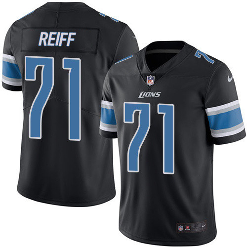  Lions 71 Wagner Rick Black Vapor Untouchable Player Limited Jersey