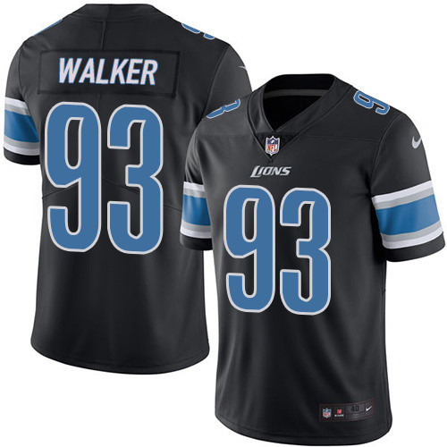  Lions 93 Hill Jordan Black Vapor Untouchable Player Limited Jersey