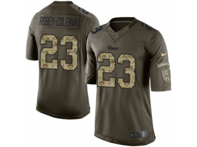  Los Angeles Rams 23 Nickell Robey-Coleman Limited Green Salute to Service NFL Jersey