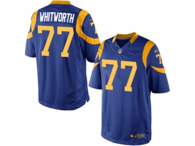  Los Angeles Rams 77 Andrew Whitworth Limited Royal Blue Alternate NFL Jersey