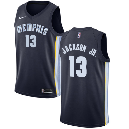  Memphis Grizzlies #13 Jaren Jackson Jr. Navy Blue NBA Swingman Icon Edition Jersey