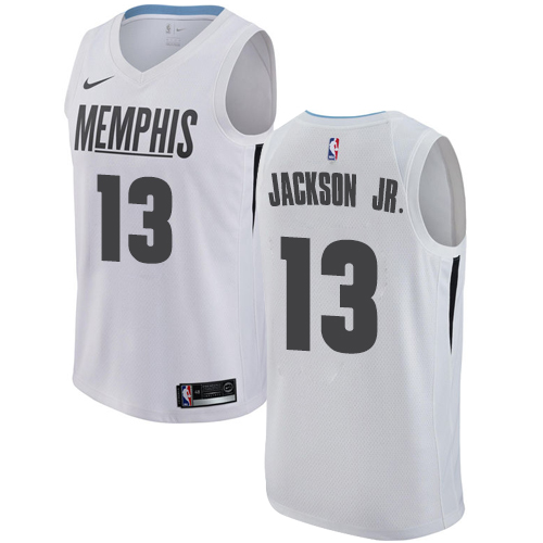  Memphis Grizzlies #13 Jaren Jackson Jr. White NBA Swingman City Edition Jersey