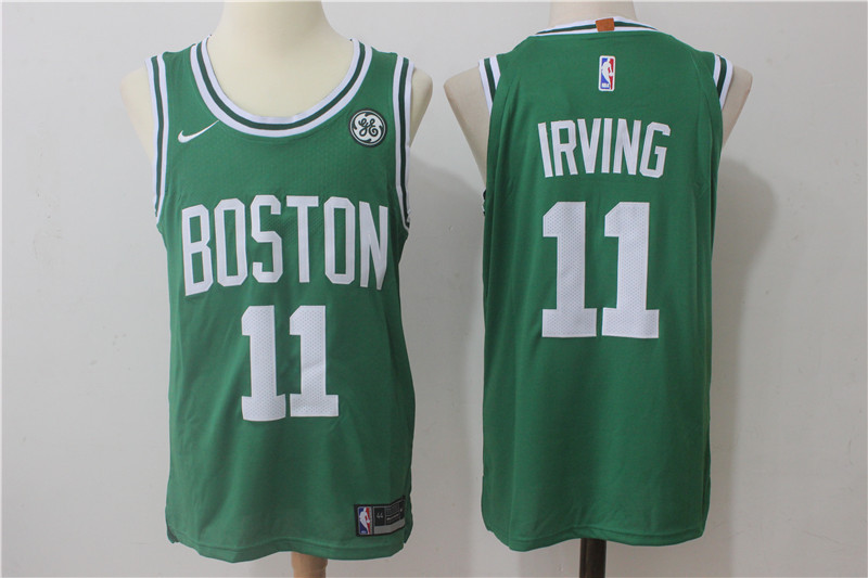  NBA Boston Celtics  #11 kyrie irving Jersey 2017 18 New Season Green Jersey