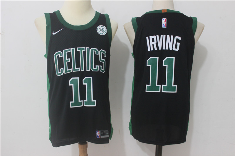  NBA Boston Celtics #11 kyrie irving Jersey 2017 18 New Season Black Jersey