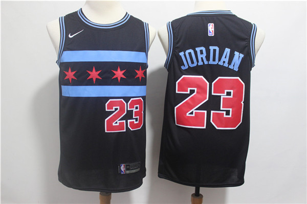  NBA Chicago Bulls #23 Michael Jordan Jersey 2018 19 New Season City Edition Jersey