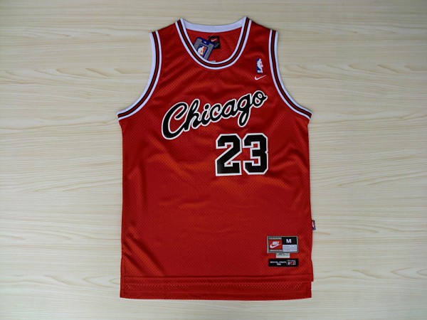  NBA Chicago Bulls 23 Michael Jordan Hardwood Classics New Revolution 30 Swingman Red Jersey