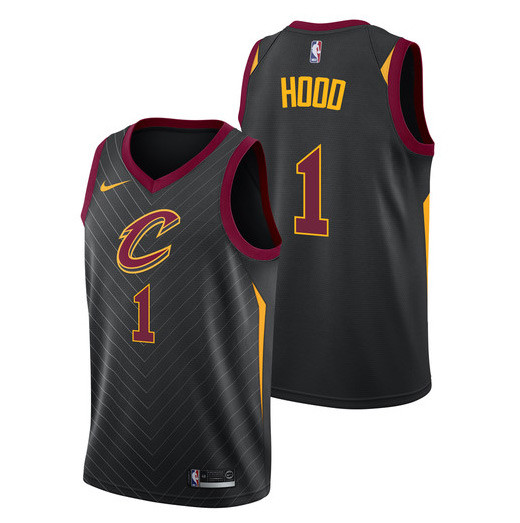  NBA Cleveland Cavaliers #1 Rodney Hood Jersey 2017 18 New Season Black Jersey