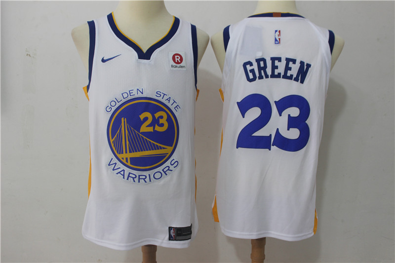  NBA Golden State Warriors #23 Draymond Green Jersey 2017 18 New Season White Jersey