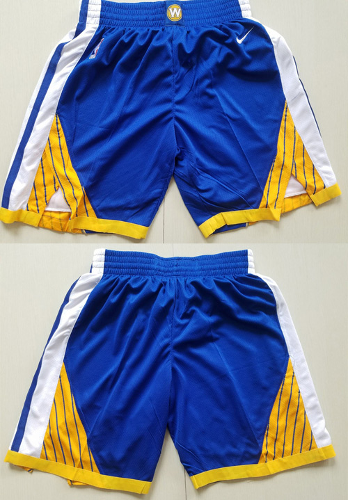  NBA Golden State Warriors 2017 18 New Season Blue Shorts