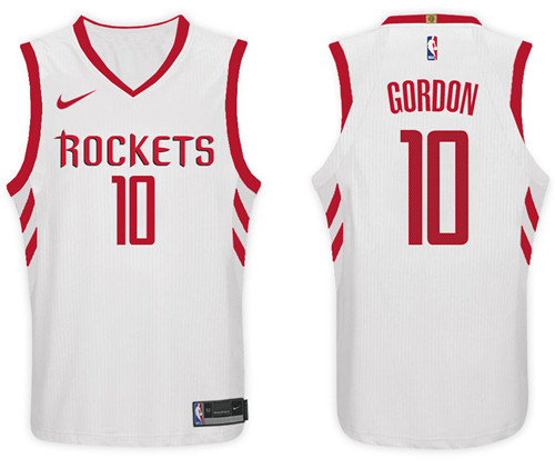  NBA Houston Rockets #10 Eric Gordon Jersey 2017 18 New Season White Jersey