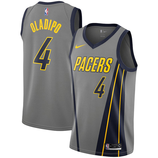  NBA Indiana Pacers #4 Victor Oladipo Jersey 2018 19 New Season City Edition Jersey