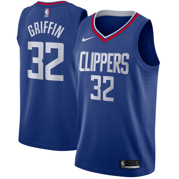 NBA Los Angeles Clippers #32 Blake Griffin Jersey 2017 18 New Season Blue Jersey