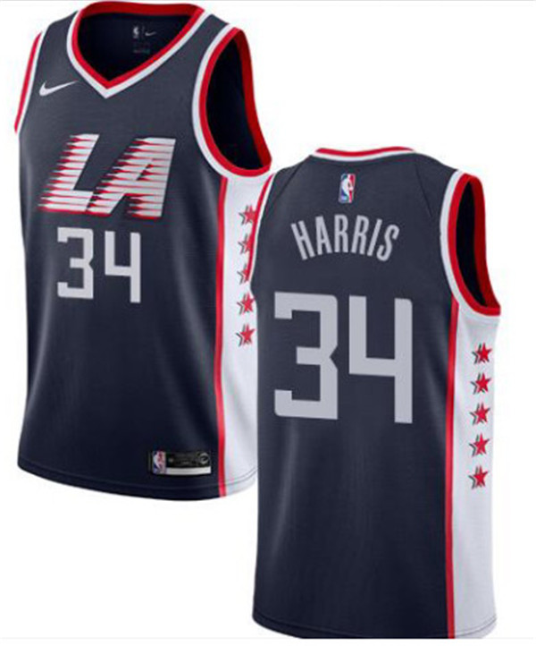  NBA Los Angeles Clippers #34 Tobias Harris Jersey 2018 19 New Season City Edition Jersey