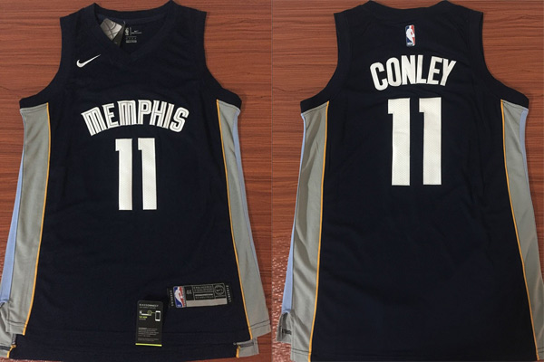  NBA Memphis Grizzlies #11 Mike Conley Jersey 2017 18 New Season Blue Jersey