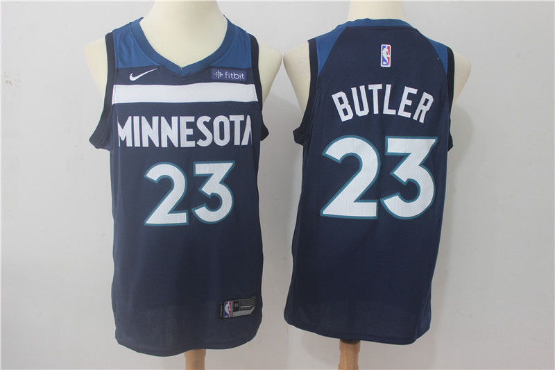  NBA Minnesota Timberwolves #23 Jimmy Butler Jersey 2017 18 New Season Blue Jersey