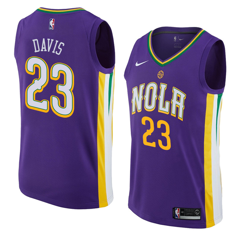  NBA New Orleans Pelicans #23 Anthony Davis Jersey 2017 18 New Season City Edition Jersey