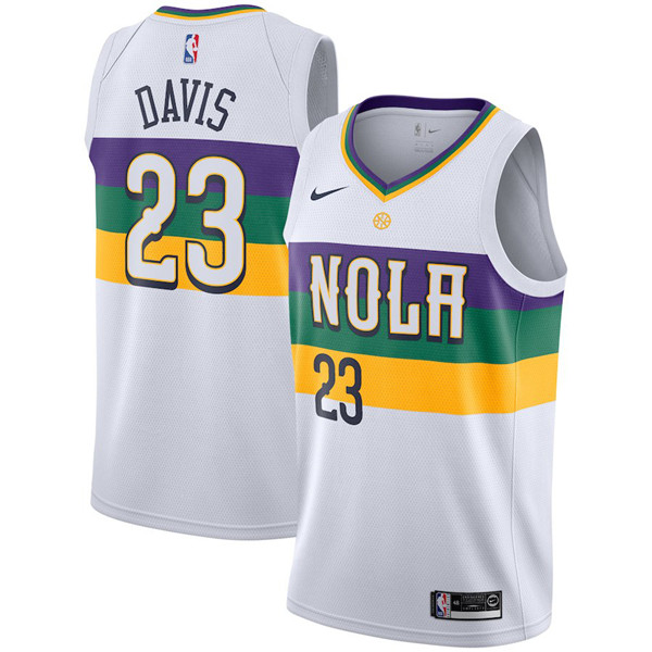  NBA New Orleans Pelicans #23 Anthony Davis Jersey 2018 19 New Season City Edition Jersey