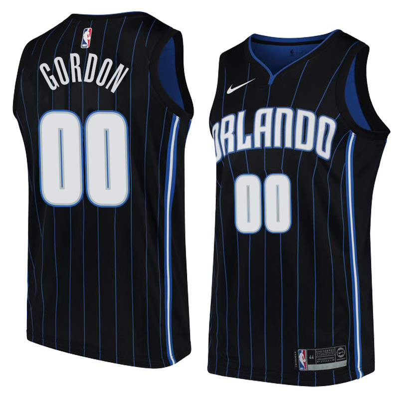  NBA Orlando Magic Thunder #00 Aaron Gordon Jersey 2017 18 New Season Black Jersey