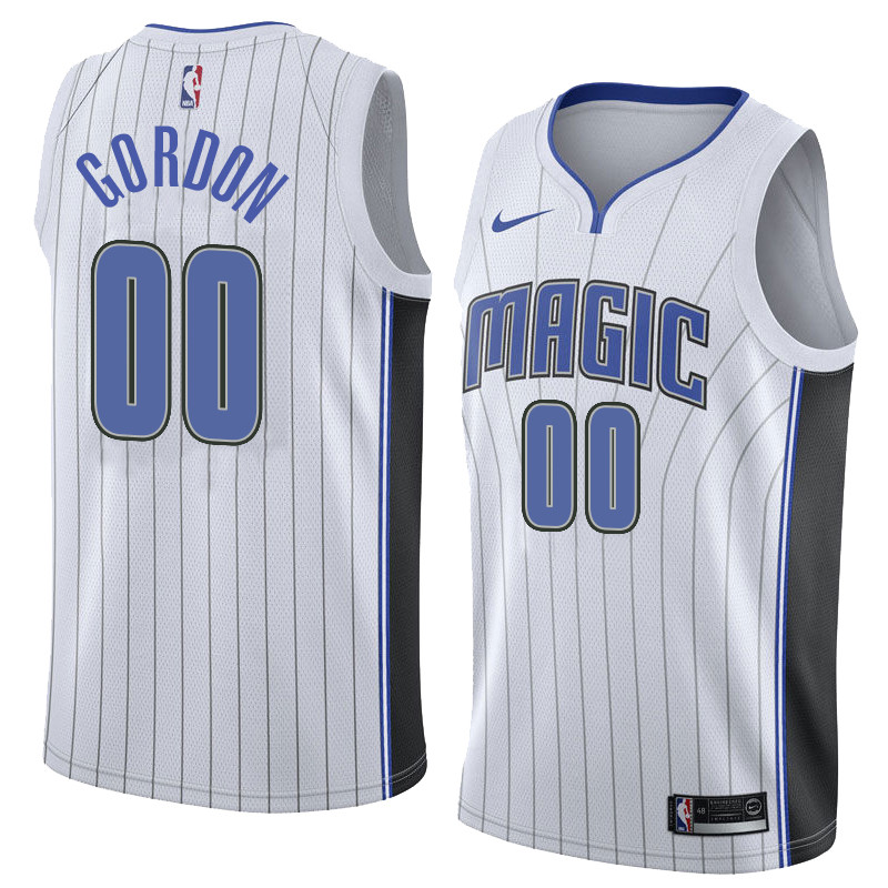  NBA Orlando Magic Thunder #00 Aaron Gordon Jersey 2017 18 New Season White Jersey