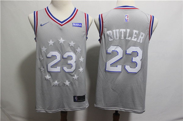  NBA Philadelphia 76ers #23 Jimmy Butler Jersey 2018 19 New Season City Edition Jersey