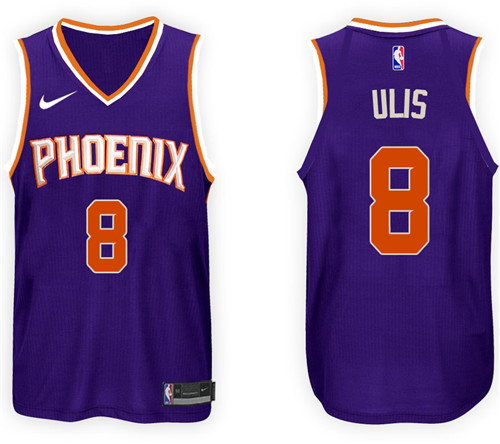  NBA Phoenix Suns #8 Tyler Ulis Jersey 2017 18 New Season Purple Jersey