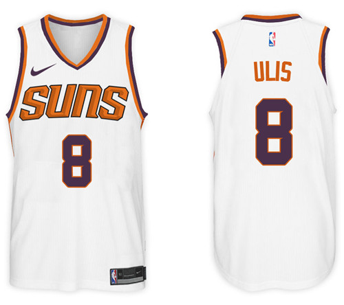  NBA Phoenix Suns #8 Tyler Ulis Jersey 2017 18 New Season White Jersey