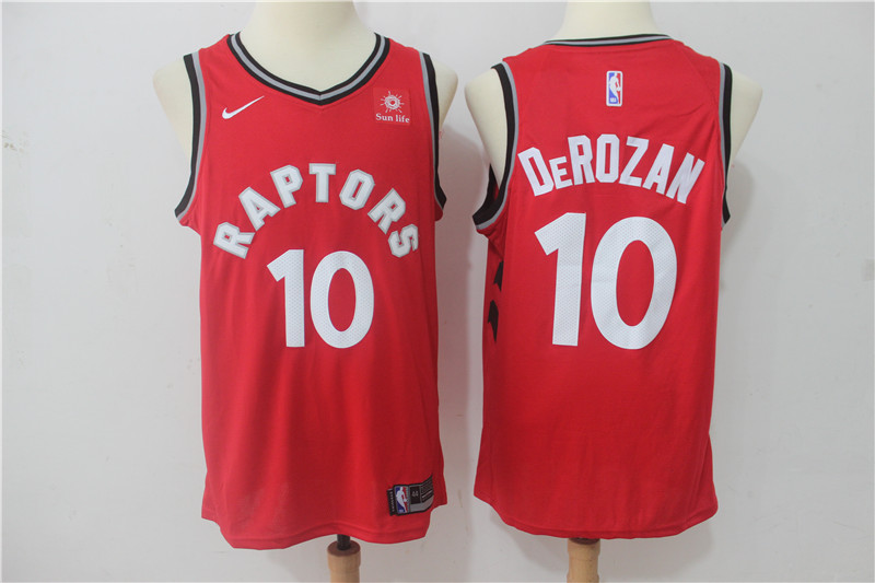  NBA Toronto Raptors #10 DeMar DeRozan Jersey 2017 18 New Season Red Jersey