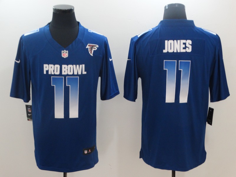  NFC Falcons 11 Julio Jones Royal 2018 Pro Bowl Game Jersey