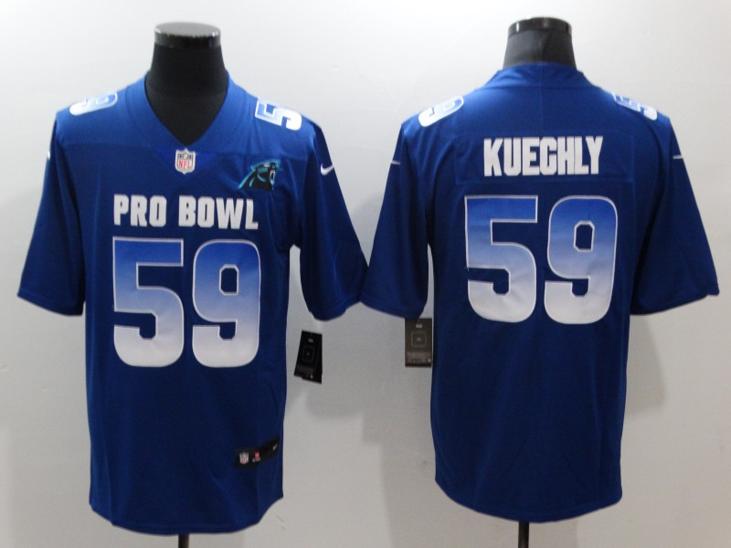  NFC Panthers 59 Luke Kuechly Royal 2019 Pro Bowl Game Jersey