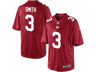 New York Giants 3 Geno Smith Limited Red Alternate NFL Jersey