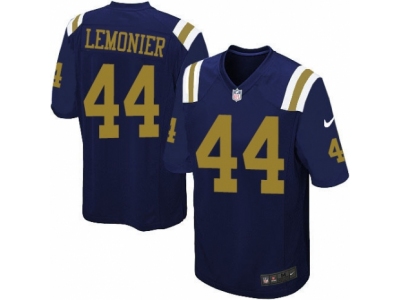  New York Jets 44 Corey Lemonier Limited Navy Blue Alternate NFL Jersey
