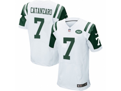  New York Jets 7 Chandler Catanzaro Elite White NFL Jersey