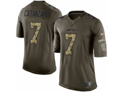  New York Jets 7 Chandler Catanzaro Limited Green Salute to Service NFL Jersey