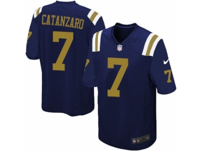  New York Jets 7 Chandler Catanzaro Limited Navy Blue Alternate NFL Jersey