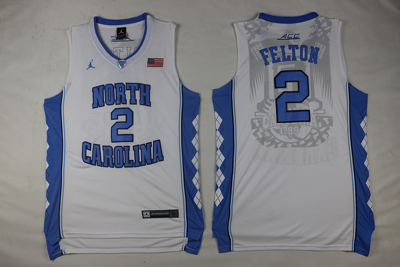  North Carolina 2 Raymond Felton white jersey
