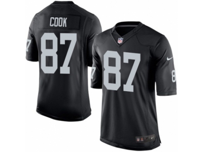  Oakland Raiders 87 Jared Cook Limited Black Team Color NFL Jersey