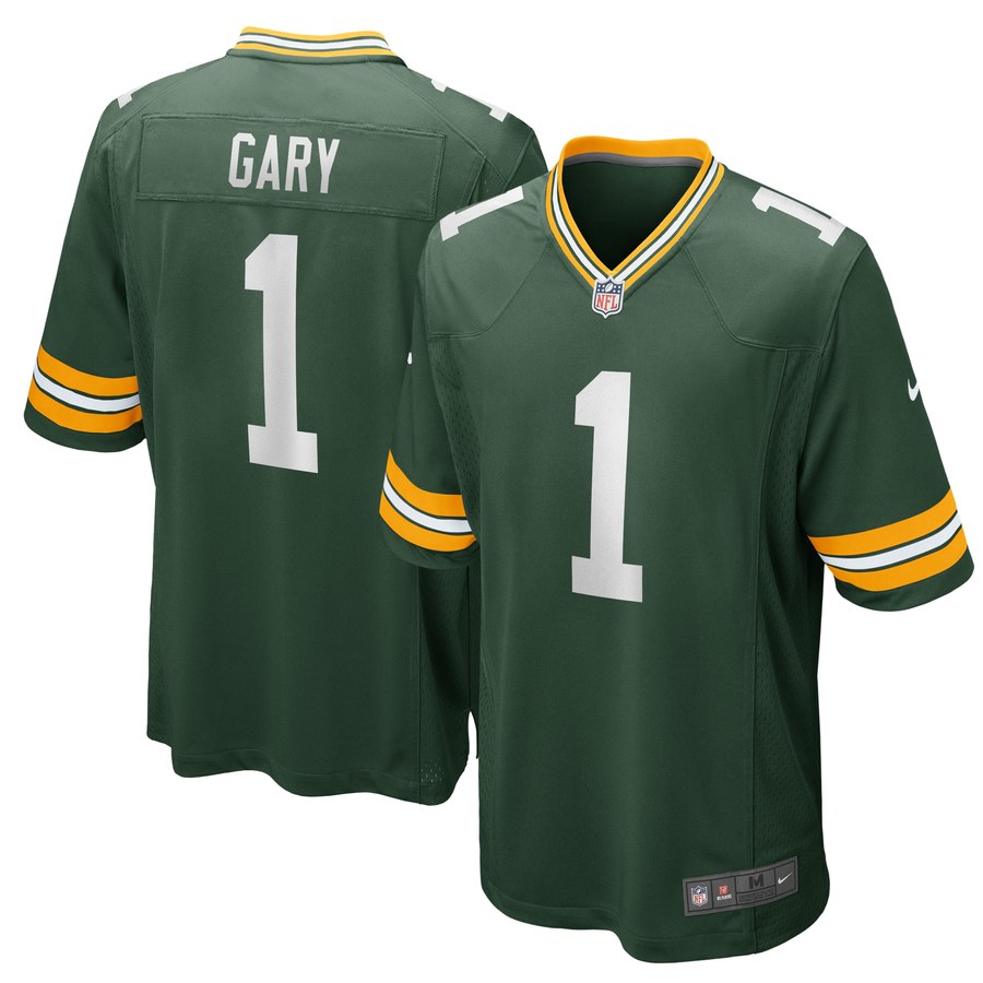 Nike Packers 1 Rashan Gary Green Youth 2019 NFL Draft First Round Pick Vapor Untouchable Limited Jersey