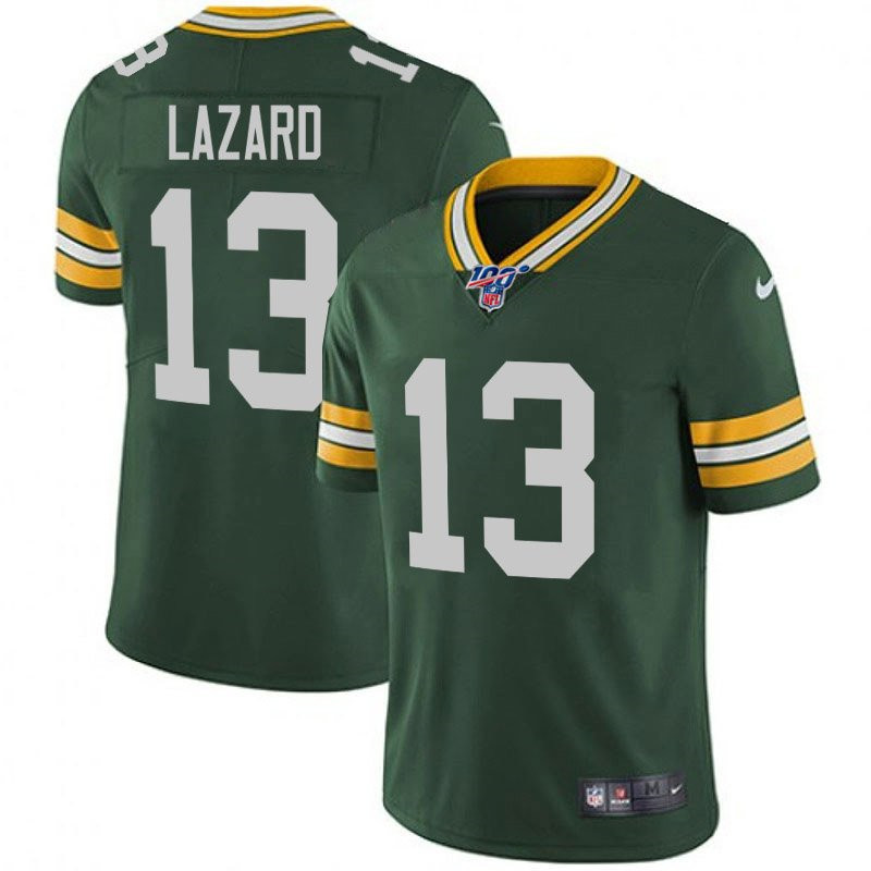 Nike Packers 13 Allen Lazard Green 100th Season Vapor Untouchable Limited Jersey