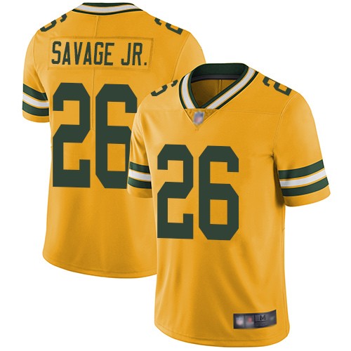Nike Packers 26 Darnell Savage Jr. Yellow 2019 NFL Draft First Round Pick Vapor Untouchable Limited Jersey