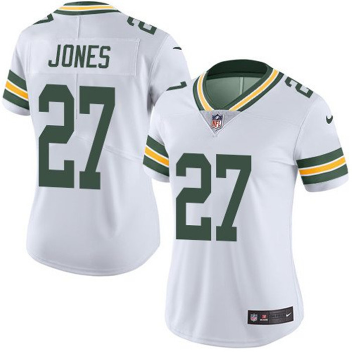  Packers 27 Josh Jones White Women Vapor Untouchable Limited Jersey